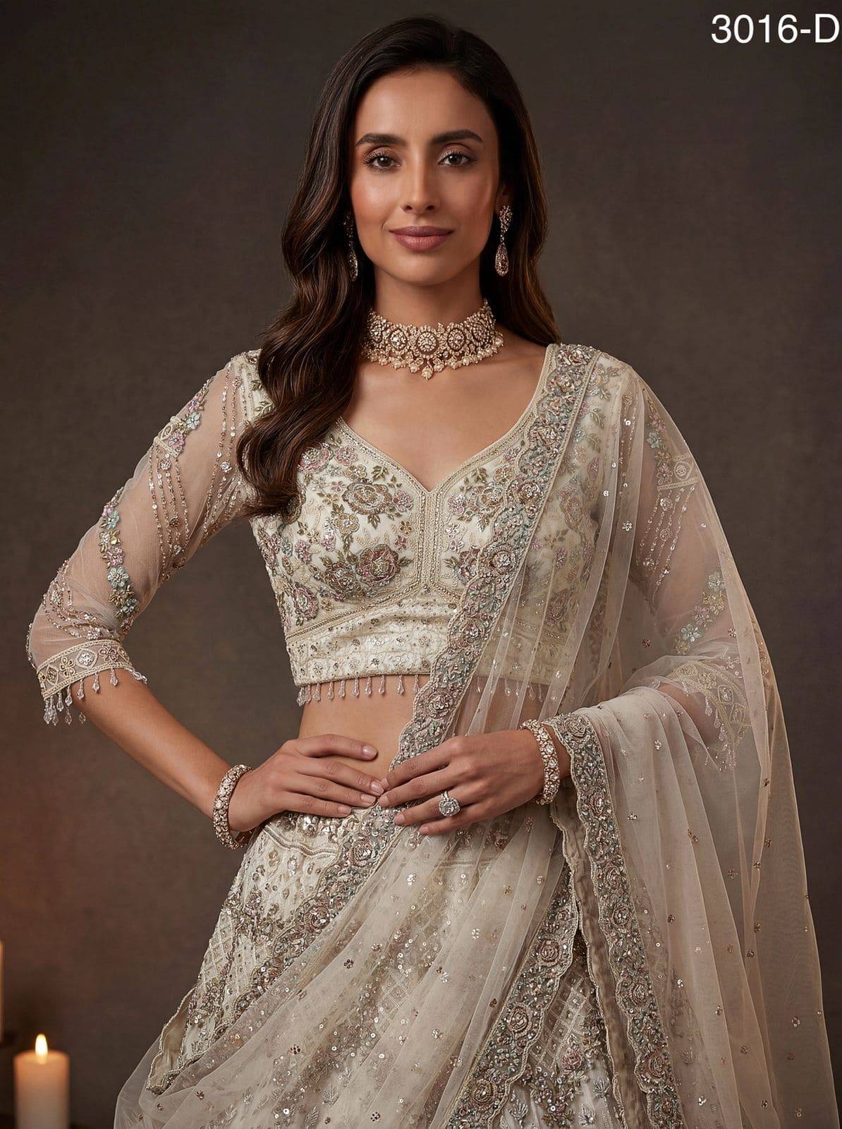 3016 BY FASHID Indian Traditional Wear Bridal Collection Beautiful Stylish Fancy Colorful Bridal Wear & Occasional Wear Fancy Lehengas At Wholesale Price